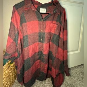 Oversized flannel
